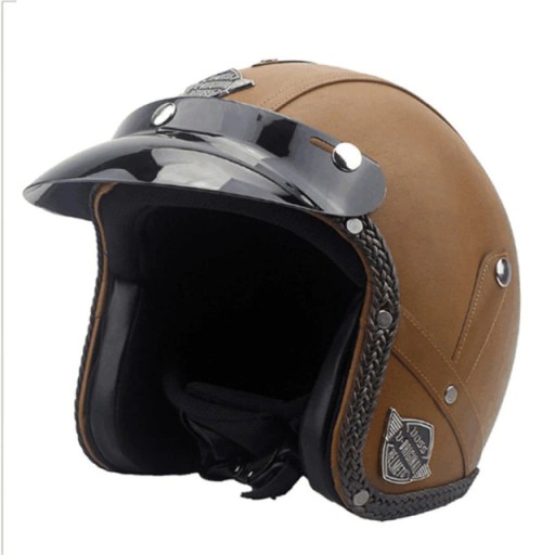KASK motocyklowy RETRO VINTAGE cruiser M