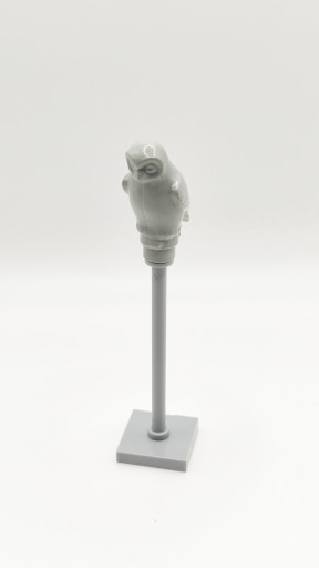 Figurka Lego Zwierzęta sowa jasny szary