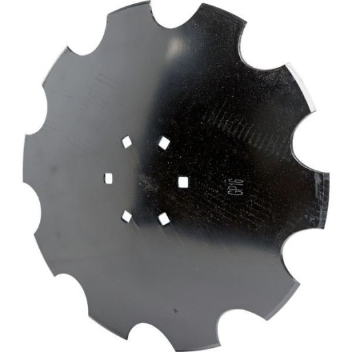 Talerz brony uzębiony, 560 mm, 6 otworów 123 mm ro