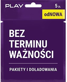 PLAY STARTER odNOWA Bez Terminu Ważności
