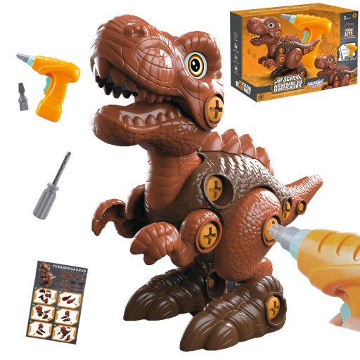 DINOZAUR DO SKRĘCANIA ROZKRĘCANY WIERTARKA WOOPIE