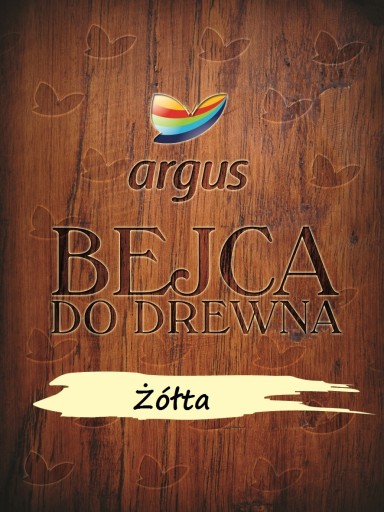 Bejca farba do drewna papieru ŻÓŁTA