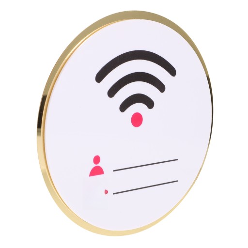 NAKLEJKI NIESTANDARDOWY ZNAK HOTELU WIFI ZNAK HASŁA