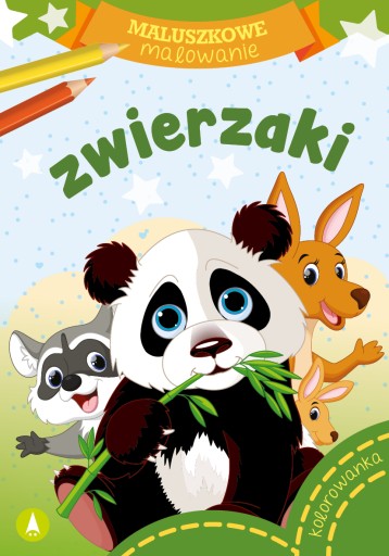 MALUSZKOWE MALOWANIE ZWIERZAKI KOLOROWANKA