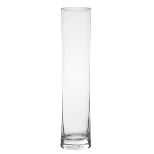 SZKLANY CYLINDER / TUBA 28x6cm WĄSKI
