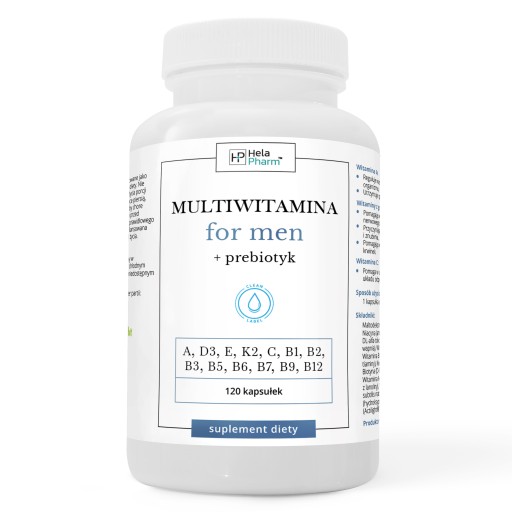 MULTIWITAMINA for Men ADEK,B,C dla mężczyzn 120