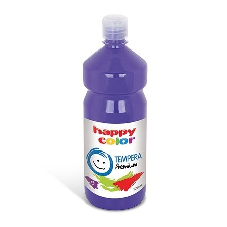 Farba tempera 1000 ml Happy Color fioletowa