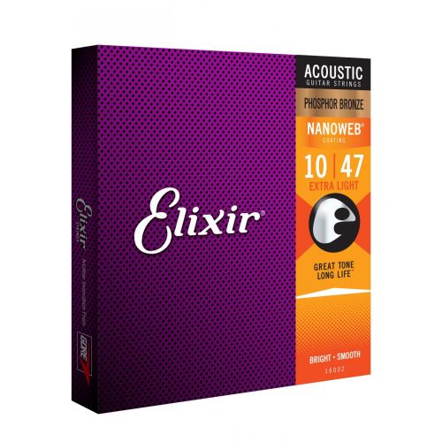 Elixir 16002 Phosphor Bronze Extra Light (10-47) NW