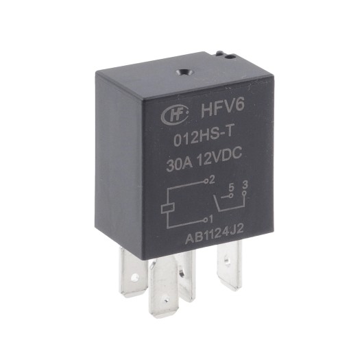 Przekaźnik samochodowy HFV6 SPST-NO, 12V, 30A, HFV6/012-HST