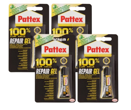 Klej naprawczy w żelu 100% pattex 4 sztuki