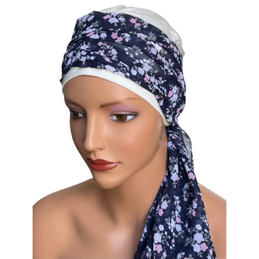 Turban Wera bm ecru 378 chusta po chemioterapii