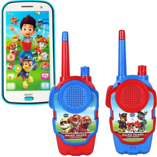 PSI PATROL ZESTAW DO ZABAWY SMARTFON WALKIE T