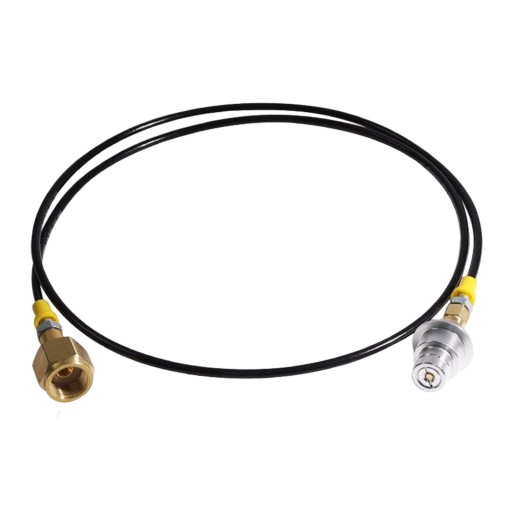 Adapter do napełniania butli CO2 1,5M, srebrny CGA320