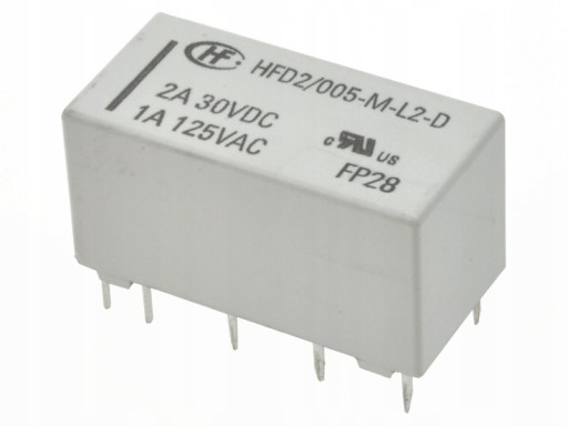 PRZEKAŹNIK bistabilny 5V 1A 125V AC 2A 30V DC