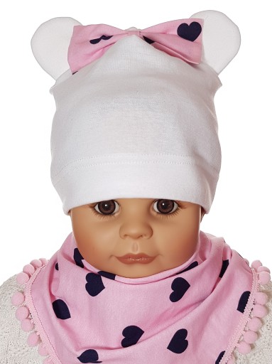 POLSKA CZAPKA MYSZKA MIKI MINNIE 3-12M-C 12KOLORÓW