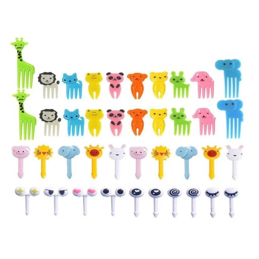 h-40x Food Fruit Forks Kids Food Picks Food Fruit