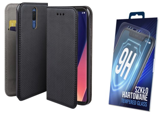 ETUI SMART MAGNET + SZKŁO DO HUAWEI MATE 10 LITE