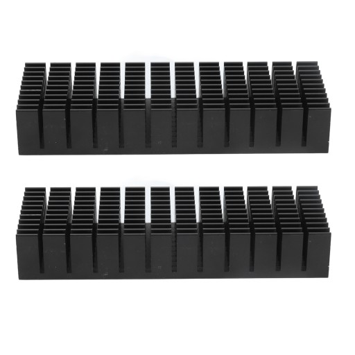 RADIATORÓW ALUMINIOWY Z TAŚMĄ - 2SZT 120x40x20mm