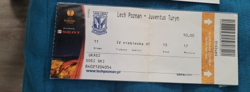 bilet Lech Poznań - Juventus Turyn