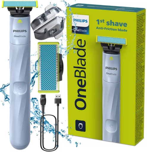 GOLARKA PHILIPS ONEBLADE FIRST SHAVE TRYMER DO ZAROSTU MASZYNKA DO GOLENIA