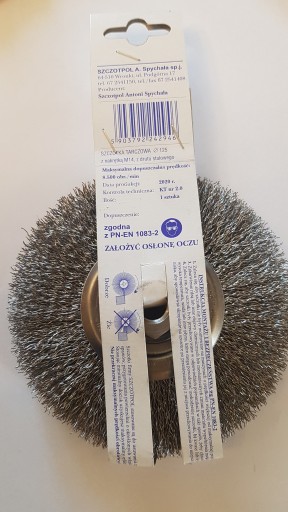 SZCZOTKA DRUCIANA fi 125mm . M14