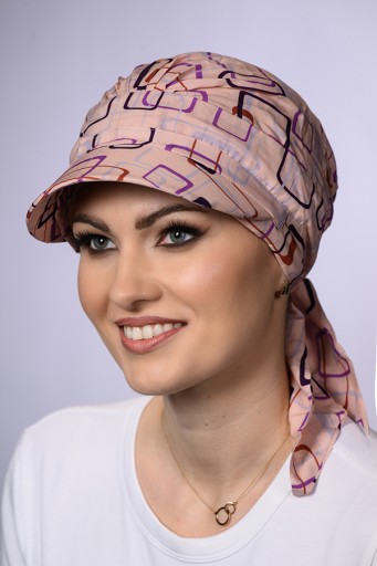 Turban CHUSTA z daszkiem CLEO Turbany Lidia viscoza VC/16