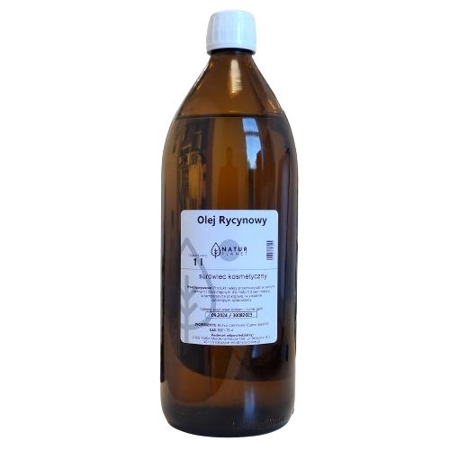 Olej rycynowy 1l naturalny nierafinowany