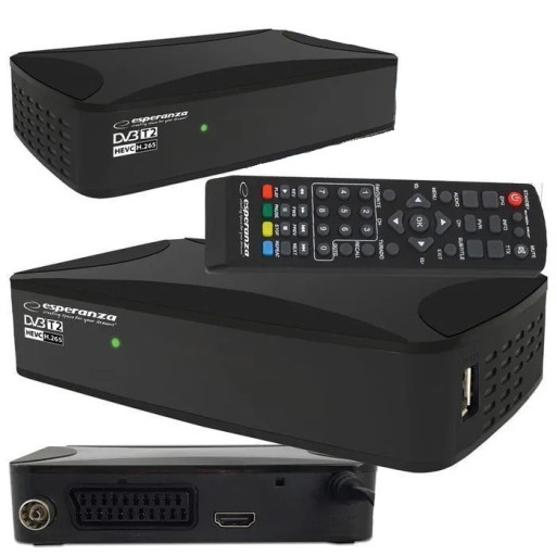 Tuner dekoder cyfrowy DVB-T2 , odtwarzacz multimedialny w jednym