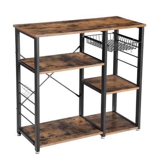 Wyspa Kuchenna Regał Loft Rustykalna Vintage