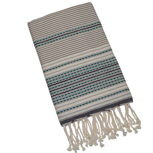 Ręcznik arabski FOUTA do sauny Spa hammam plażowy bawełna 190x100 cm F02.56