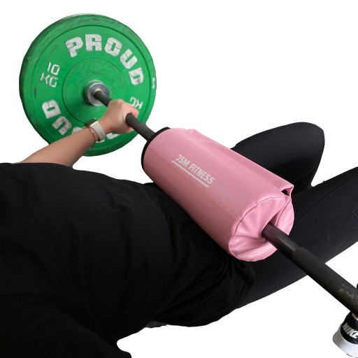 PIANKA OCHRANIACZ NA GRYF DO HIP THRUST NA SZTANGĘ GRUBA OSŁONA RÓŻOWA