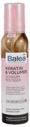 Pianka do włosów baleaKeratin&Volumen 4 150 ml