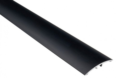 Profil progowy klejony aluminium 186cm CZARNA listwa dylatacyjna 3 cm KOŁEŁ