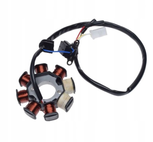 STATOR ISKROWNIK 8 CEWEK 4 PRZEWODY 4T