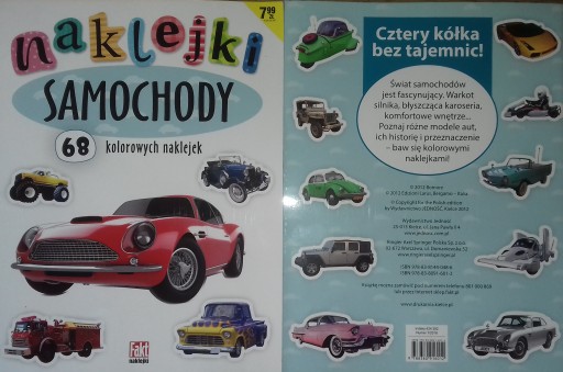 SAMOCHODY . NAKLEJKI
