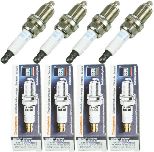 4x BERU ŚWIECA ZAPŁONOWA Z221 TOYOTA AUDI A3 SEAT