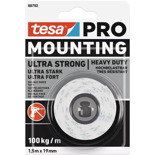TESA TAŚMA Mounting Ultra Strong 1,5m x 19mm