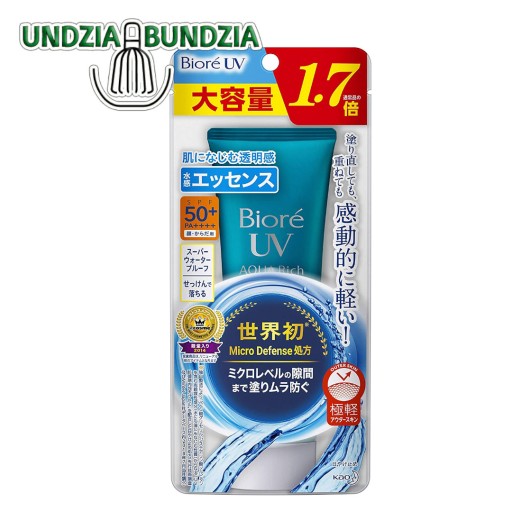 BIORE KAO japan UV Aqua Rich Krem 1,7x wielkość