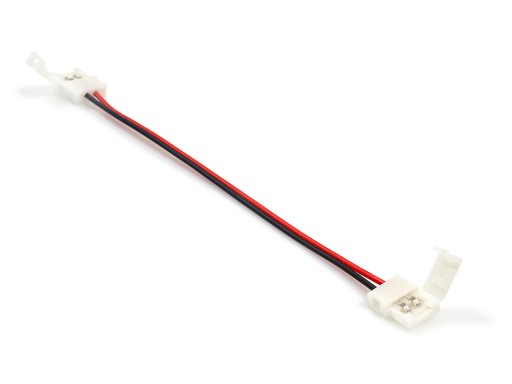 ZŁĄCZKA DO TAŚM LED 8MM SMD3528 DWUSTRONNA+PRZEWÓD