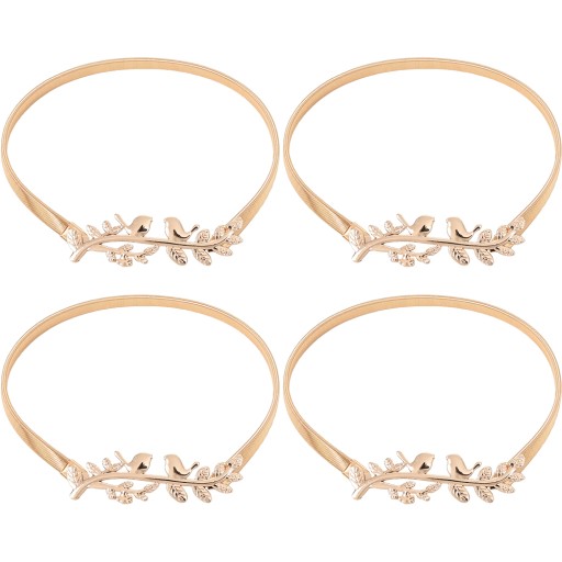Metal Curtain Buckle Decor Hooks Magnetic 4 Pcs
