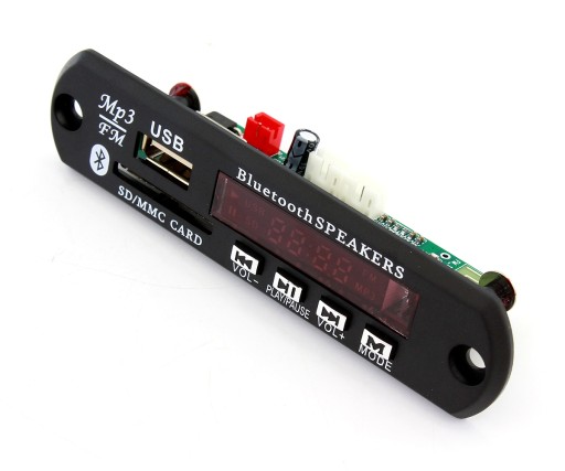 Moduł MP3 radio bluetooth USB AUX PILOT 12/24V