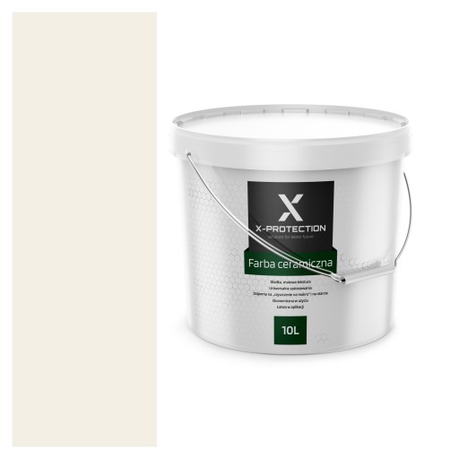 FARBA CERAMICZNA KOLOR BIEL ZŁAMANA W BEŻ 5L