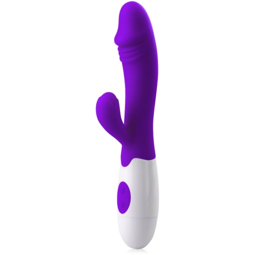 SILIKONOWY WIBRATOR 30 FUNKCJI MASAŻER ŁECHTACZKI