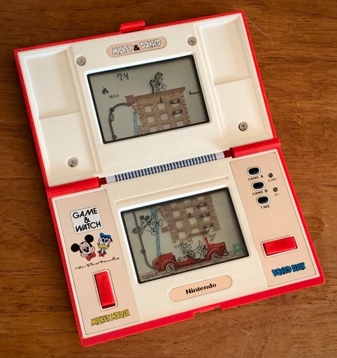 MICKEY & DONALD Game & Watch NINTENDO gra RETRO 1982 Multi Screen gierka !!