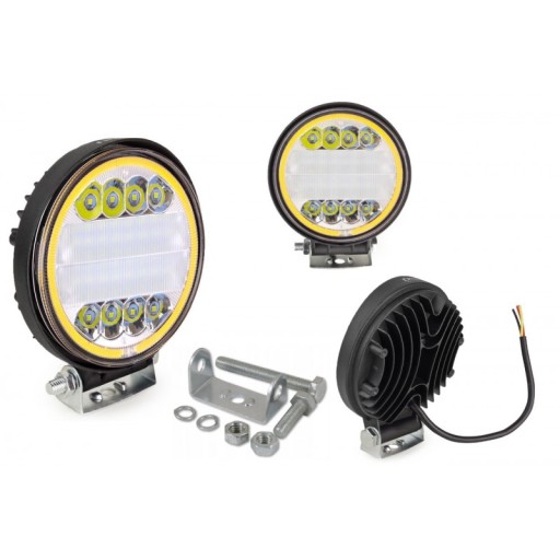 LAMPA ROBOCZA HALOGEN SZPERACZ 42LED COMBO 2 FUNKCJE 12V 24V HOMOLOGACJA
