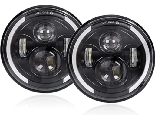 REFLEKTOR LAMPA LED PRZEDNIA HOMOLOGACJA MOTOCYKL