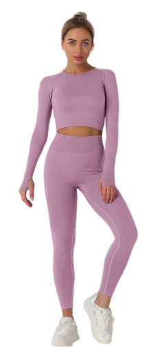 DAMSKI 2-CZĘŚCIOWY DRES FITNESS TRENINGOWY L
