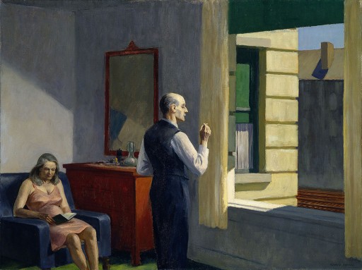 Rep E. Hopper Hotel przy linii kolejowej 100x80