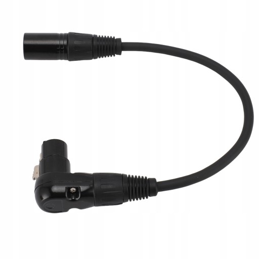 Adapter kabla przedłużającego mikrofonu XLR Adapter kabla XLR żeński 90 1M1
