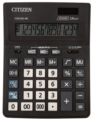 KALKULATOR CITIZEN CDB-1401-BK